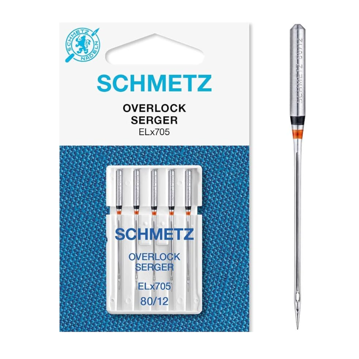 Aghi Overlock Serger - Schmetz ELx705 - Varie Finezza