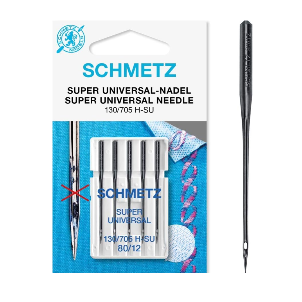 Aghi Neri Super Universal Schmetz – Sistema 130/705 H-SU Fin.80