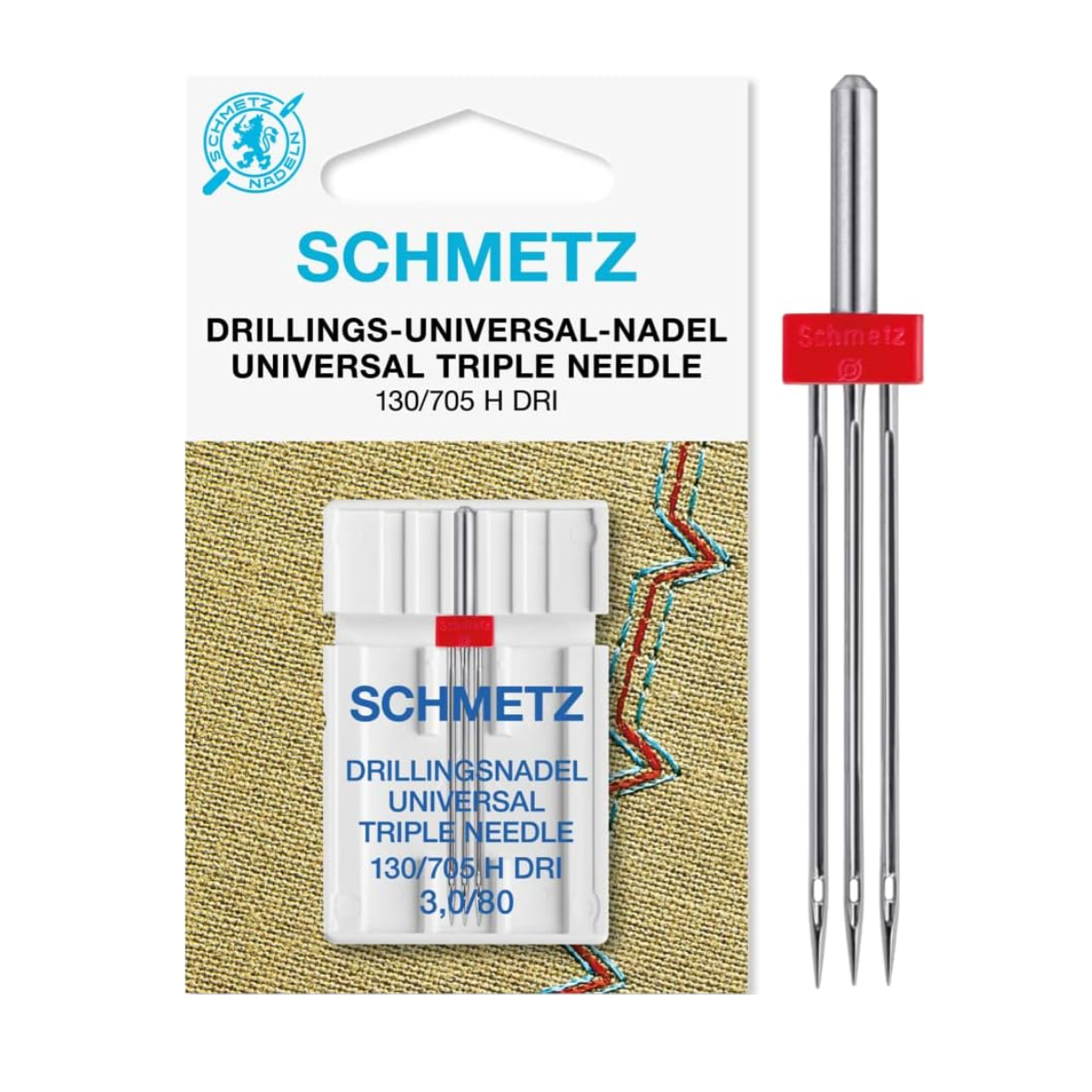 Ago Triplo Universale – Schmetz Sistema 130/705 H DRI 3,0/80