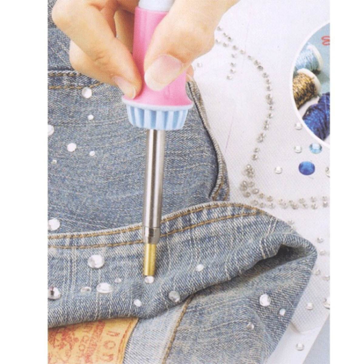 Applicatore Strass a Caldo - 7 Punte Intercambiabili
