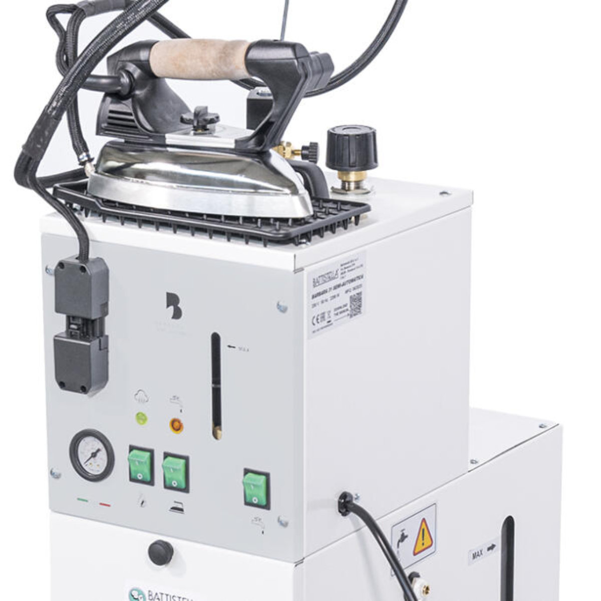 Battistella Ferro da stiro semi-automatico con caldaia da 4,5L e pompa Barbara 31