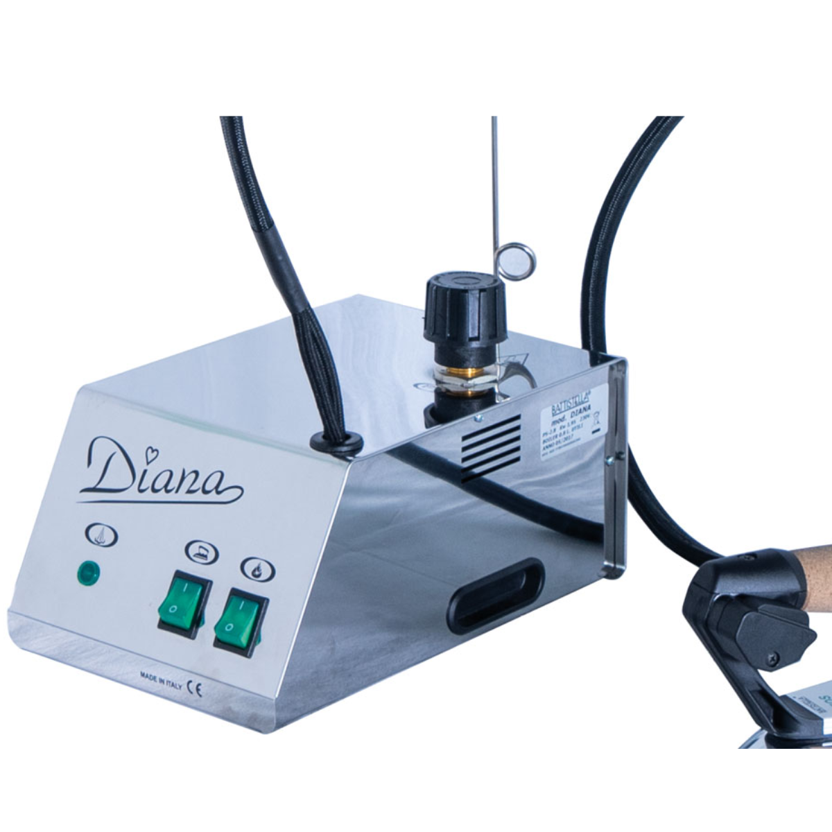 Battistella Diana Ferro da stiro con caldaia da 1,2L Inox