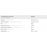 Battistella Eolo Tavolo da stiro aspirante e riscaldato