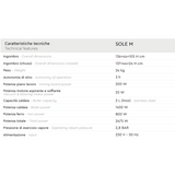 Battistella Sole M asse da Stiro Pieghevole Aspirante Soffiante