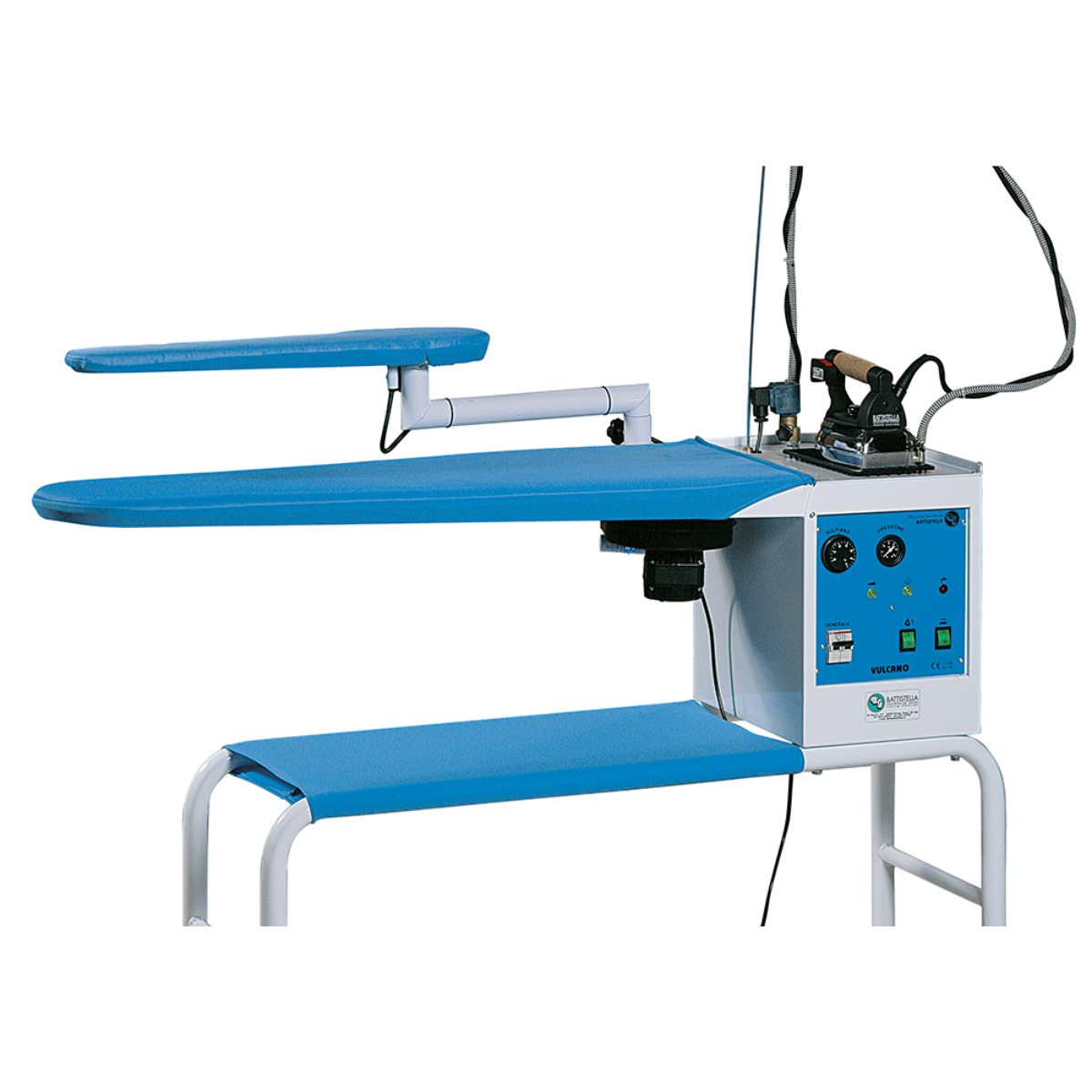 Battistella Vulcano Tavolo da Stiro Aspirante e Riscaldato con Caldaia – Stiratura Professionale