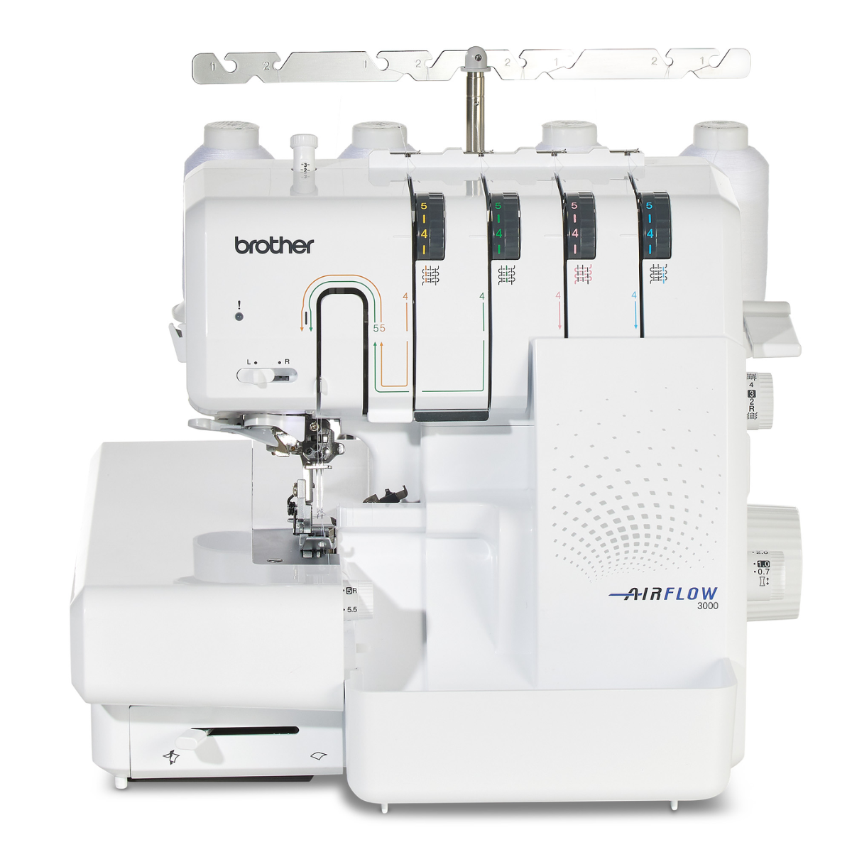 Brother Airflow 3000 Tagliacuci con infilatura elettronica a getto d’aria