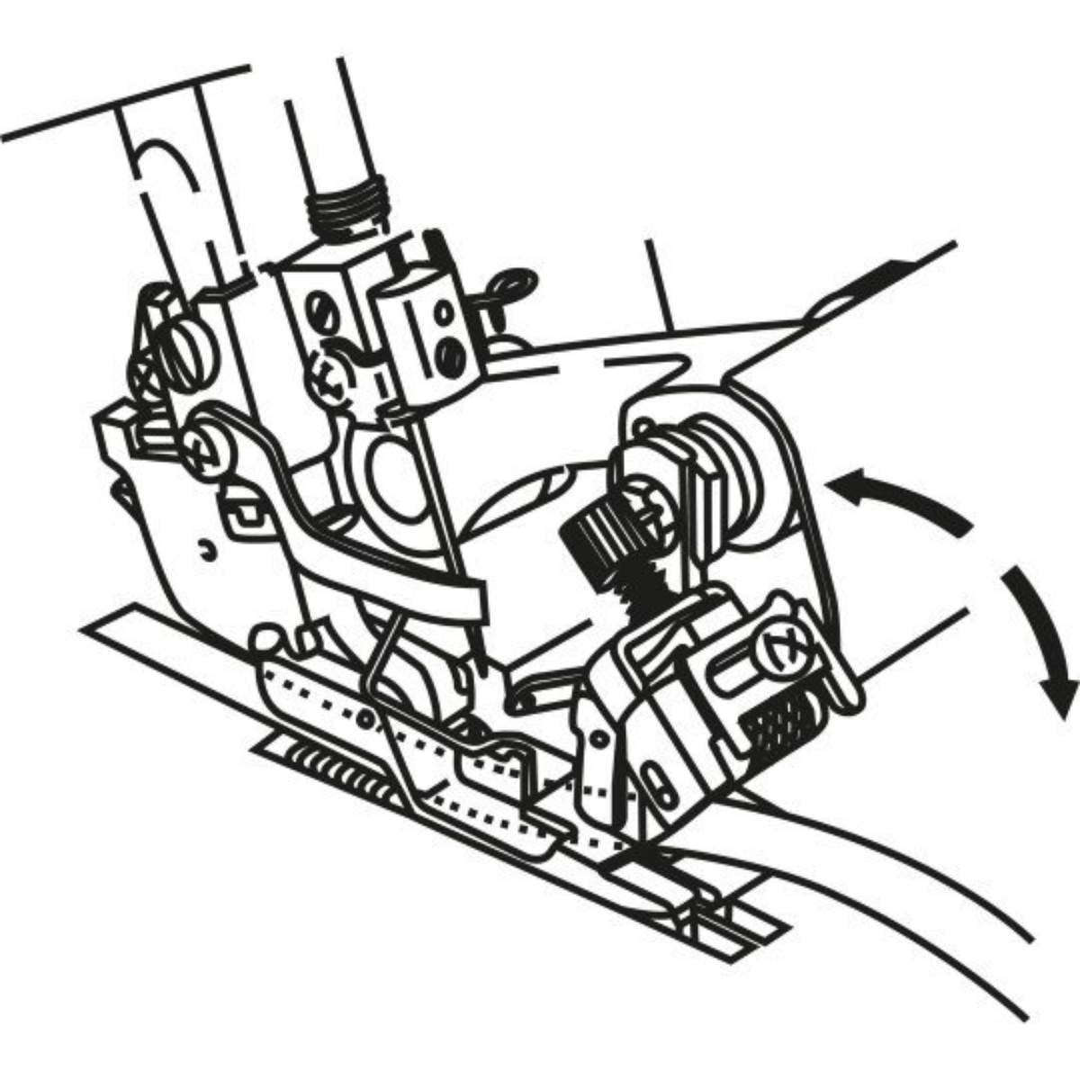 Bernina Piedino per Elastico – Tagliacuci Bernina 700D / 800DL