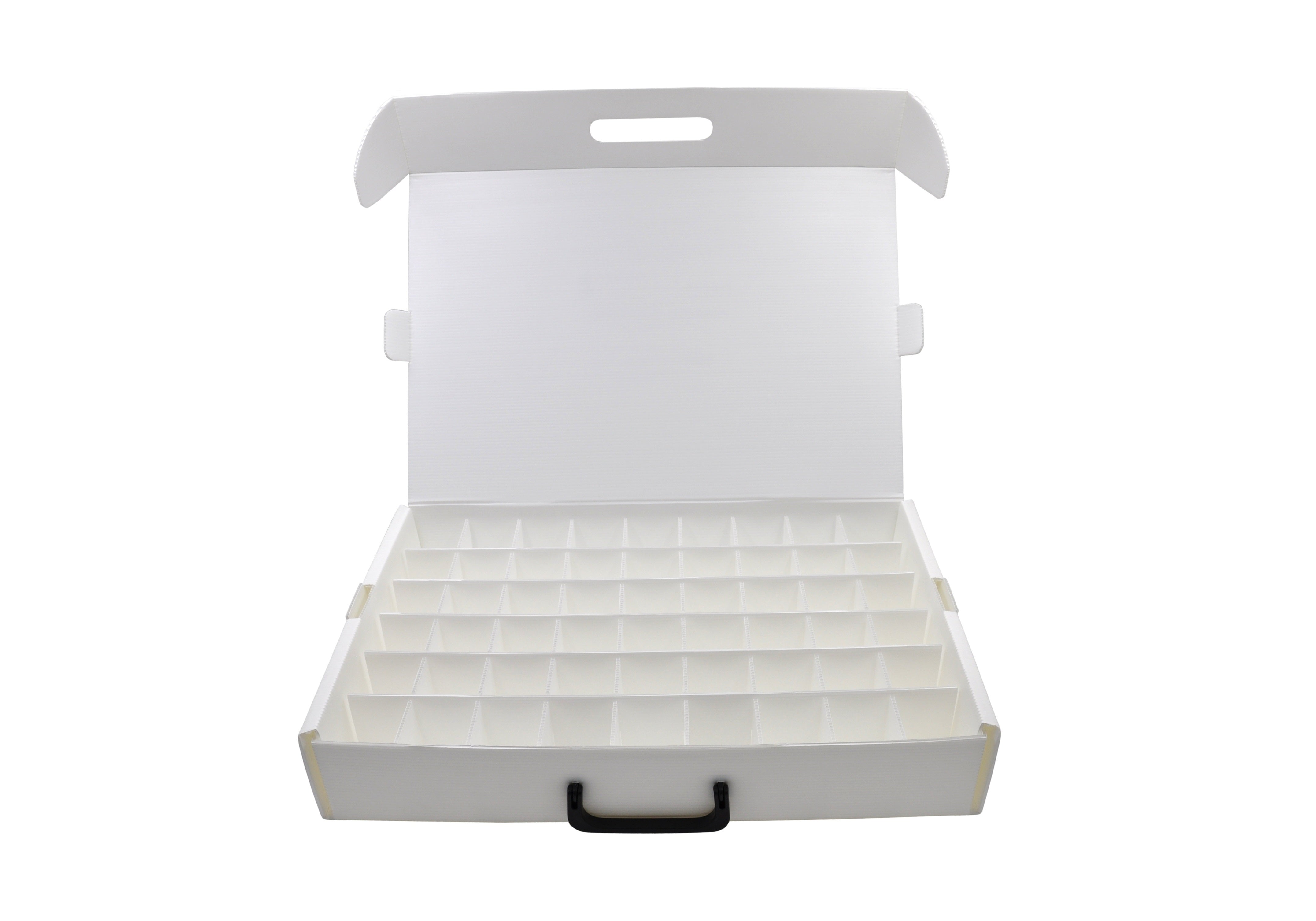 Box Porta-Filati in Polionda con Maniglia – Capienza fino a 54 Coni Isacord 1000 mt