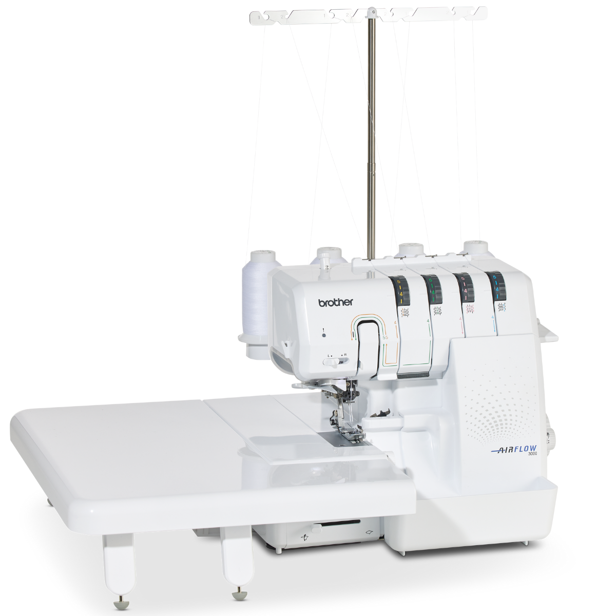 Brother Airflow 3000 Tagliacuci con infilatura elettronica a getto d’aria