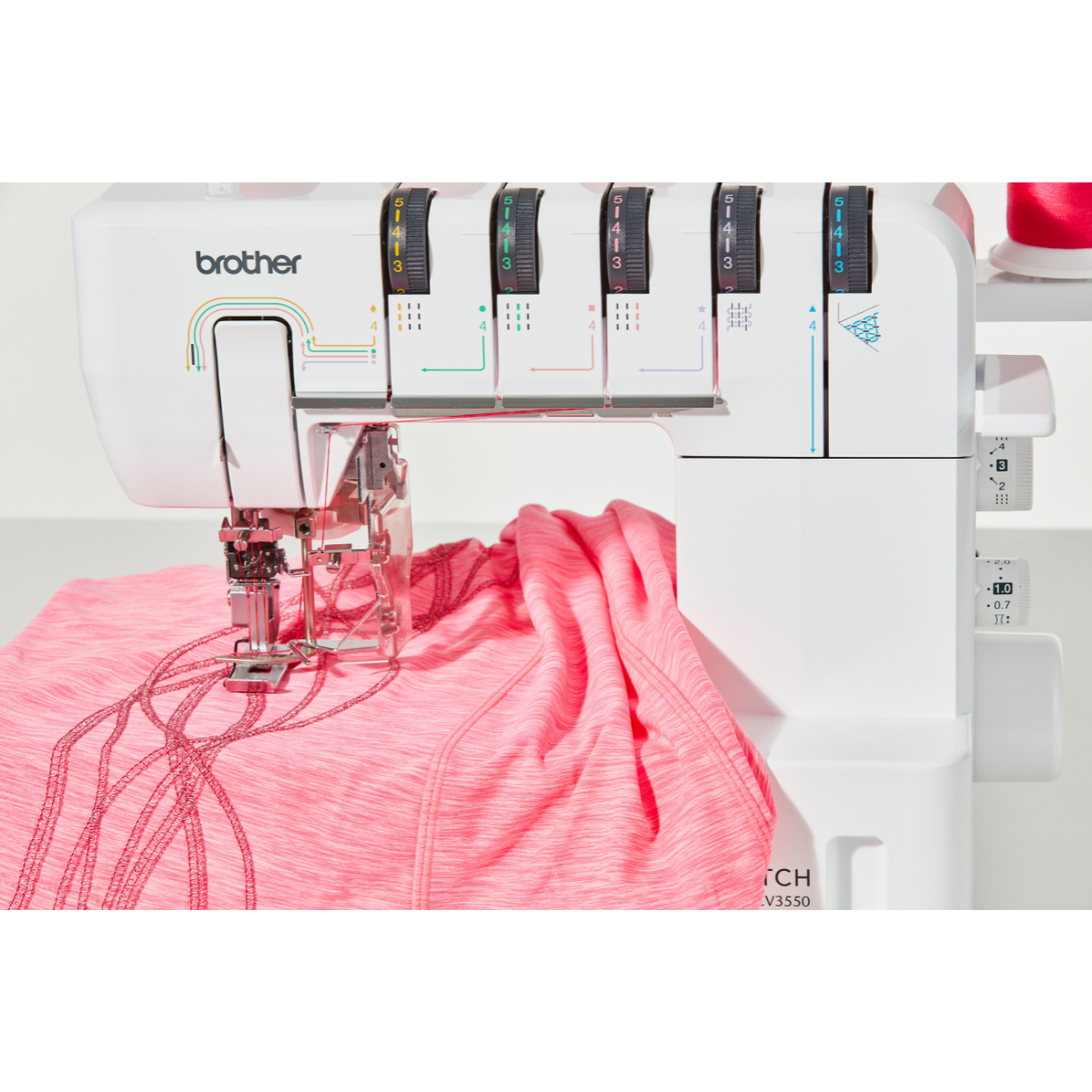 Brother CV 3550 Punto di copertura Cover Stitch