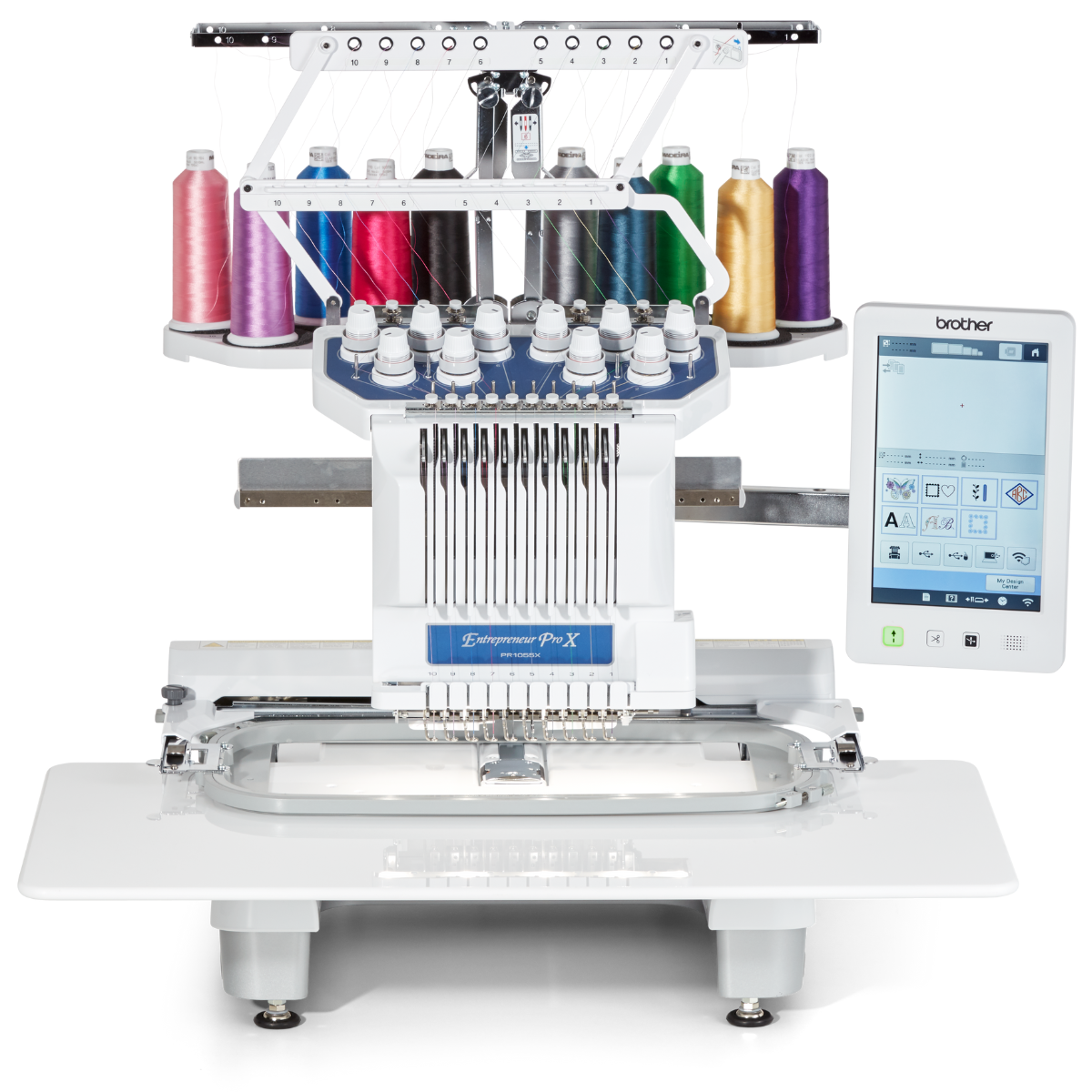 Brother PR 1055X Macchina da ricamo a braccio libero professionale