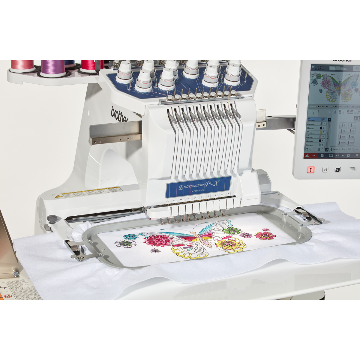 Brother PR 1055X Macchina da ricamo a braccio libero professionale