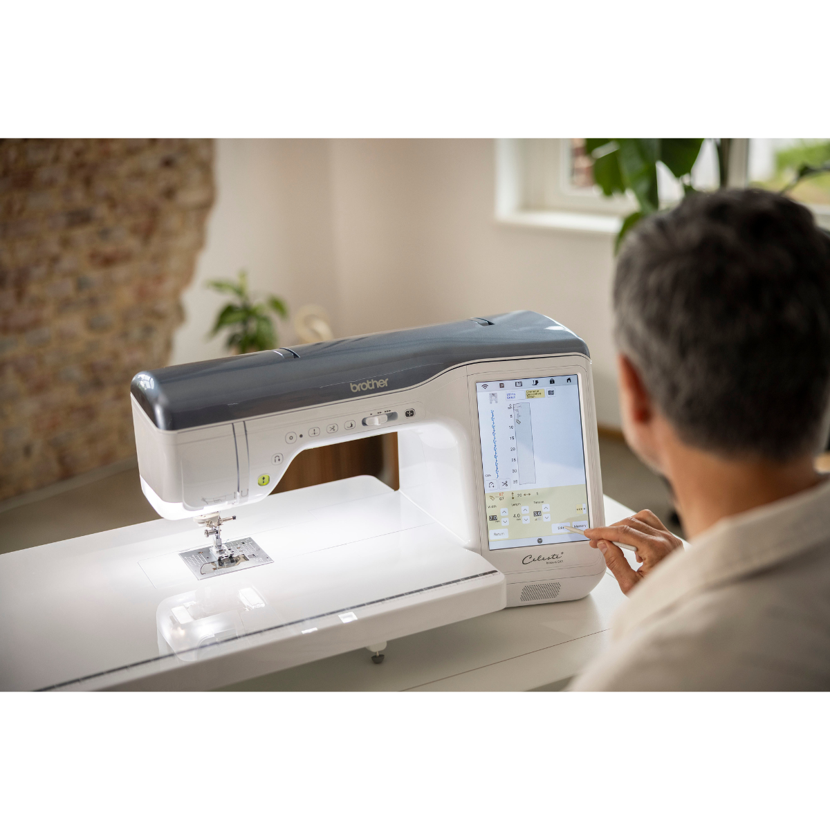 Brother Celeste Innov-is CX1 Macchina per Cucire e Quilting Elettronica