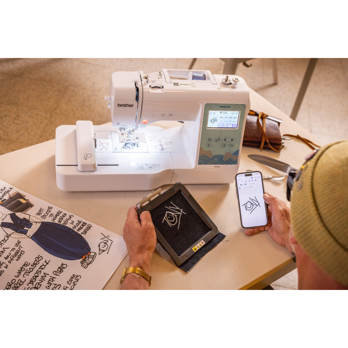 Brother Innov-is M 340e Macchina da ricamo con Telaio Magnetico