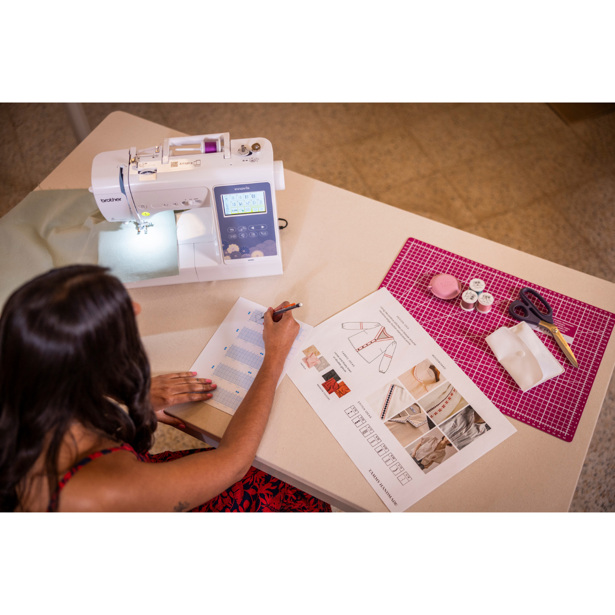 Brother Innov-is M 380 Macchina per cucire e ricamo Elettronica con Telaio Magnetico