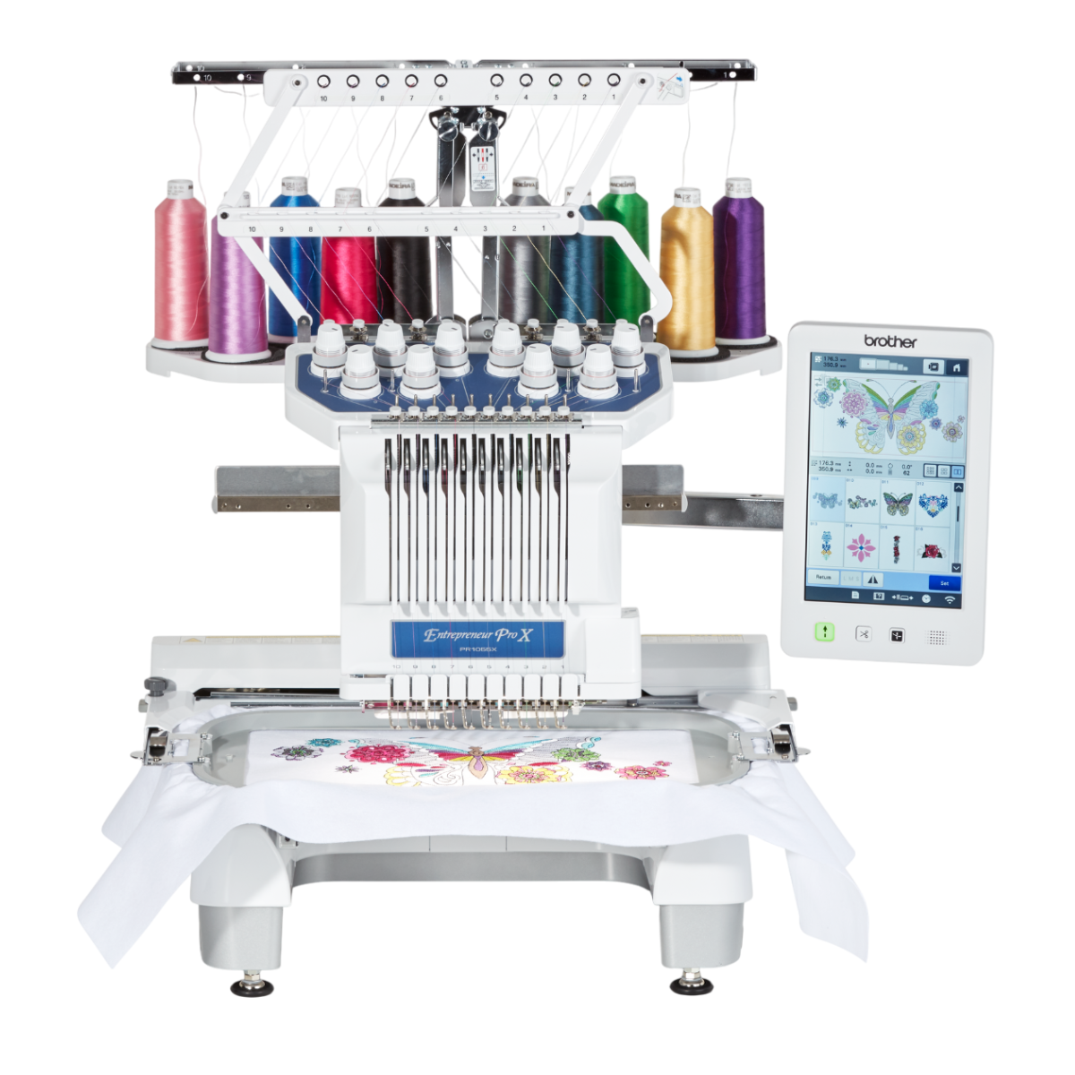 Brother PR 1055X Macchina da ricamo a braccio libero professionale