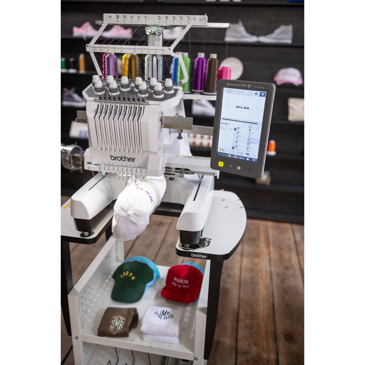 Brother PR 1060W Macchina da ricamo a braccio libero professionale