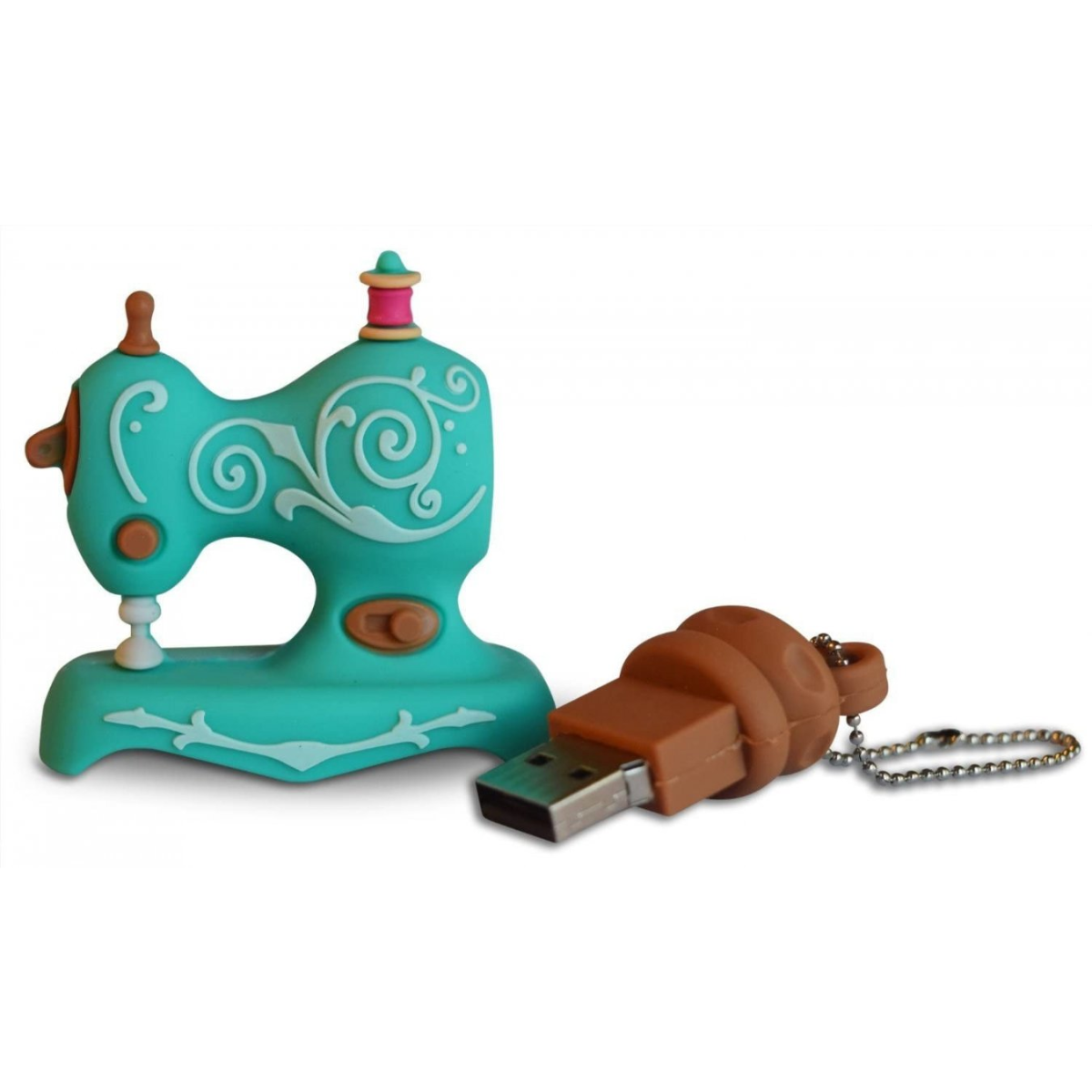 Chiavetta USB 4 GB a Forma di Macchina da Cucire Verde