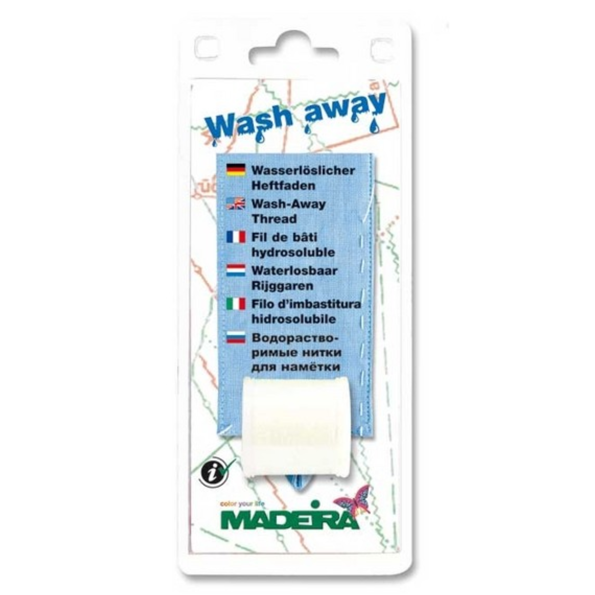 Filo da Imbastitura Idrosolubile da 200 mt - Madeira Wash Away