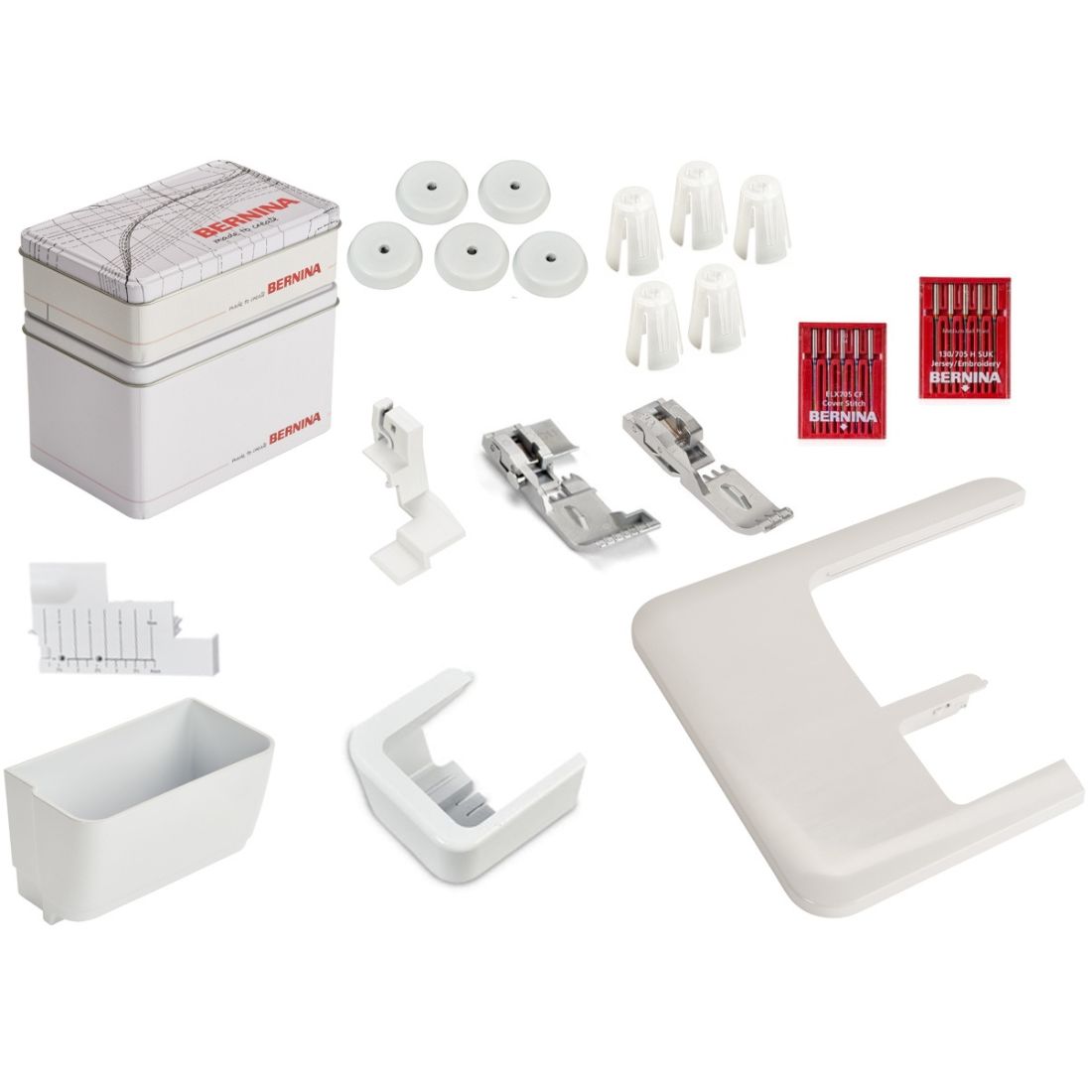 Bernina L 890 Tagliacuci + Punto copertura con infilatura ad aria one-step overlock/cover stitch