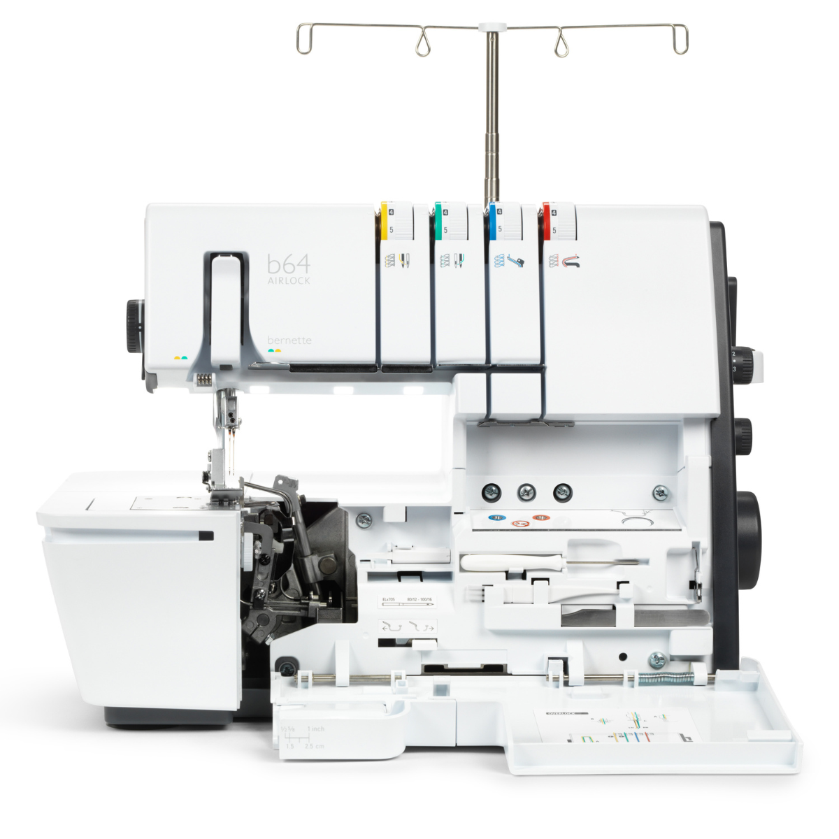 Bernette B 64 AIRLOCK Tagliaecuci con infilatura ad aria