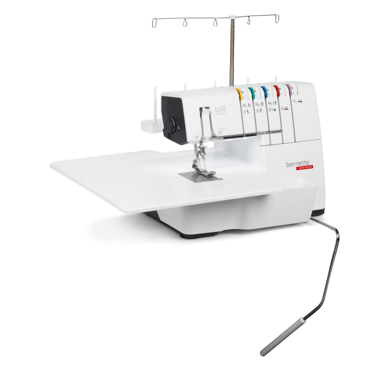 Bernette B 68 AIRLOCK Tagliaecuci + Punto di copertura con infilatura ad aria