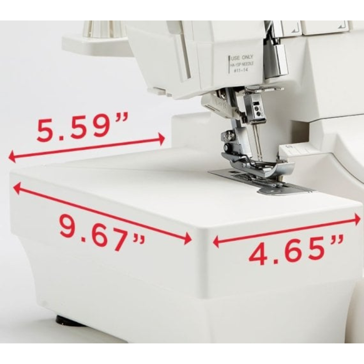 Janome AT 2000D Tagliacuci con infilatura ad aria