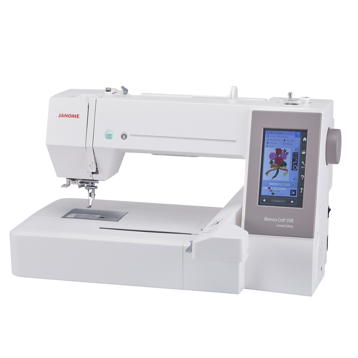 Janome Memory Craft 550 E Limited Edition Macchina da ricamo