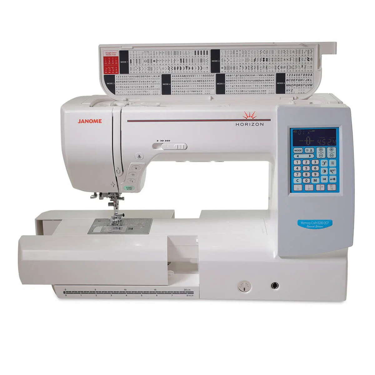 Janome Memory Craft 8200 QCP SE Macchina per cucire  Elettronica