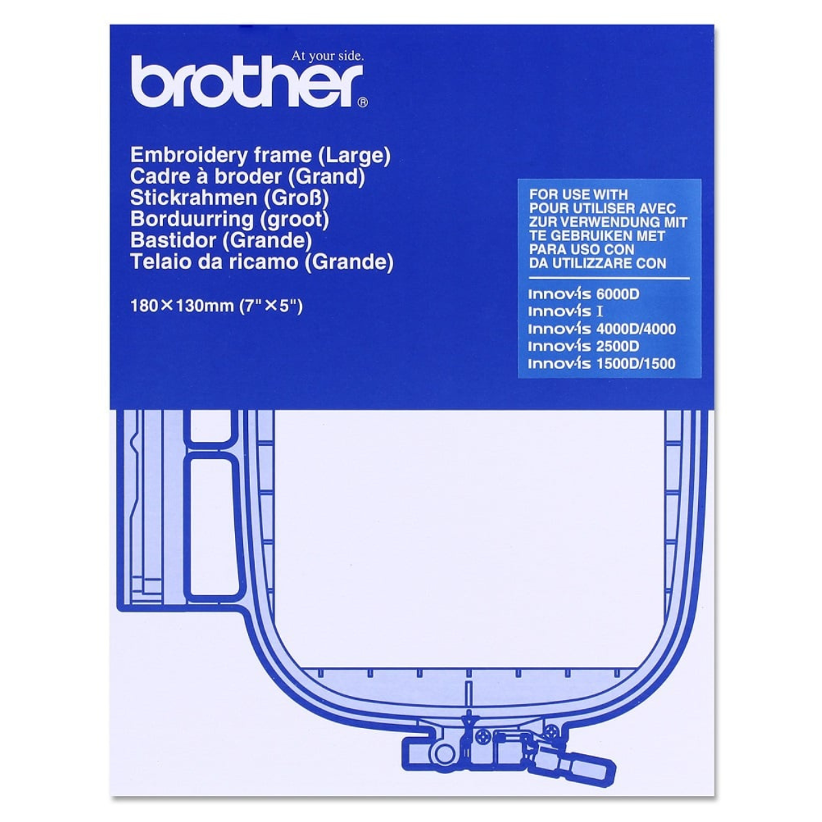 Telaio da Ricamo L Brother 130 x 180 mm EF75