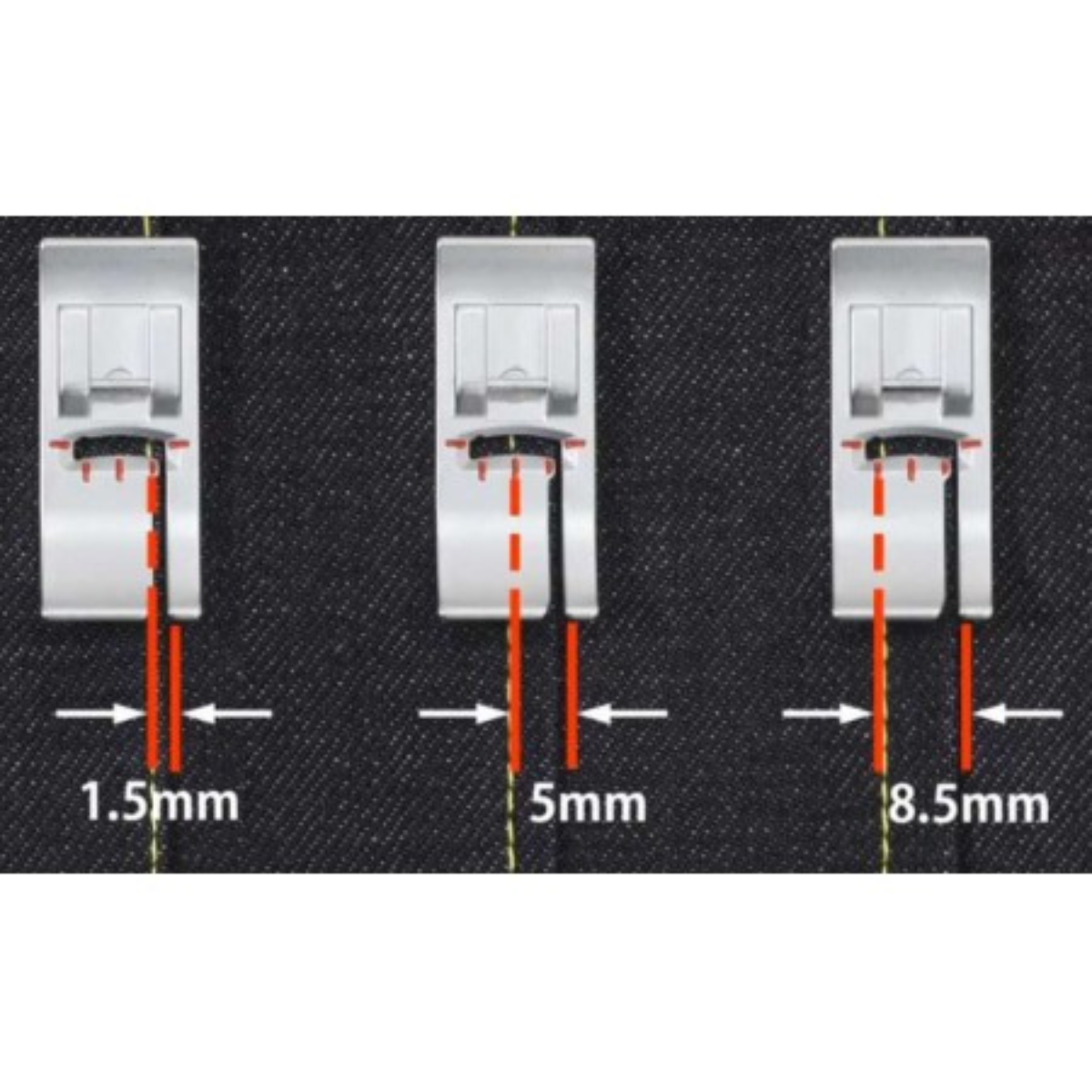 Piedino a 2 Livelli Sinistra Compensatore Brother