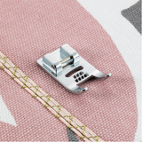 Piedino per cordoncini (7 fori) Brother