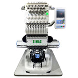 SIMAC 1201L Ricamatrice Monotesta Professionale a 12 Aghi ricamo 40x60CM