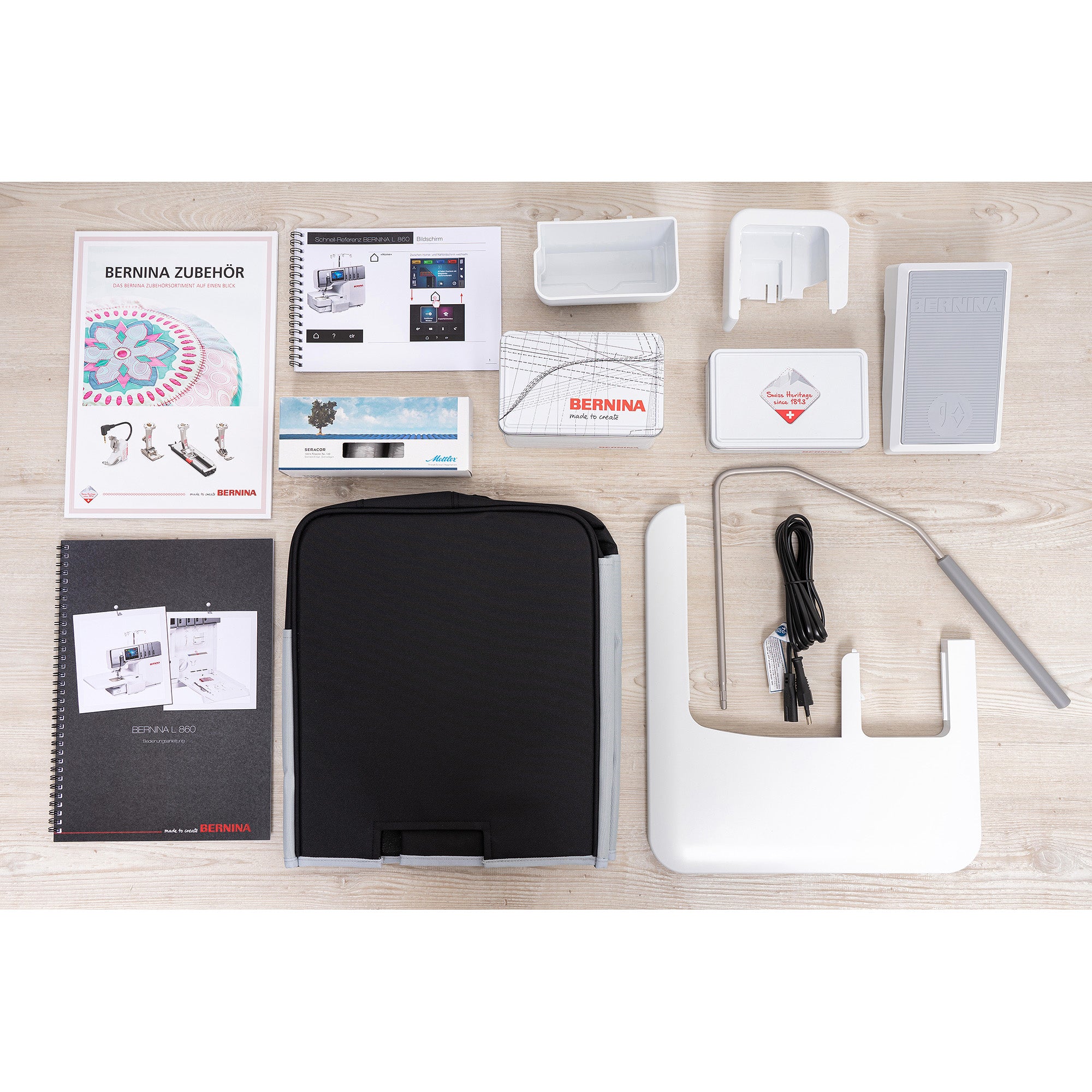 Bernina L 860 Tagliacuci con infilatura ad aria one-step overlock