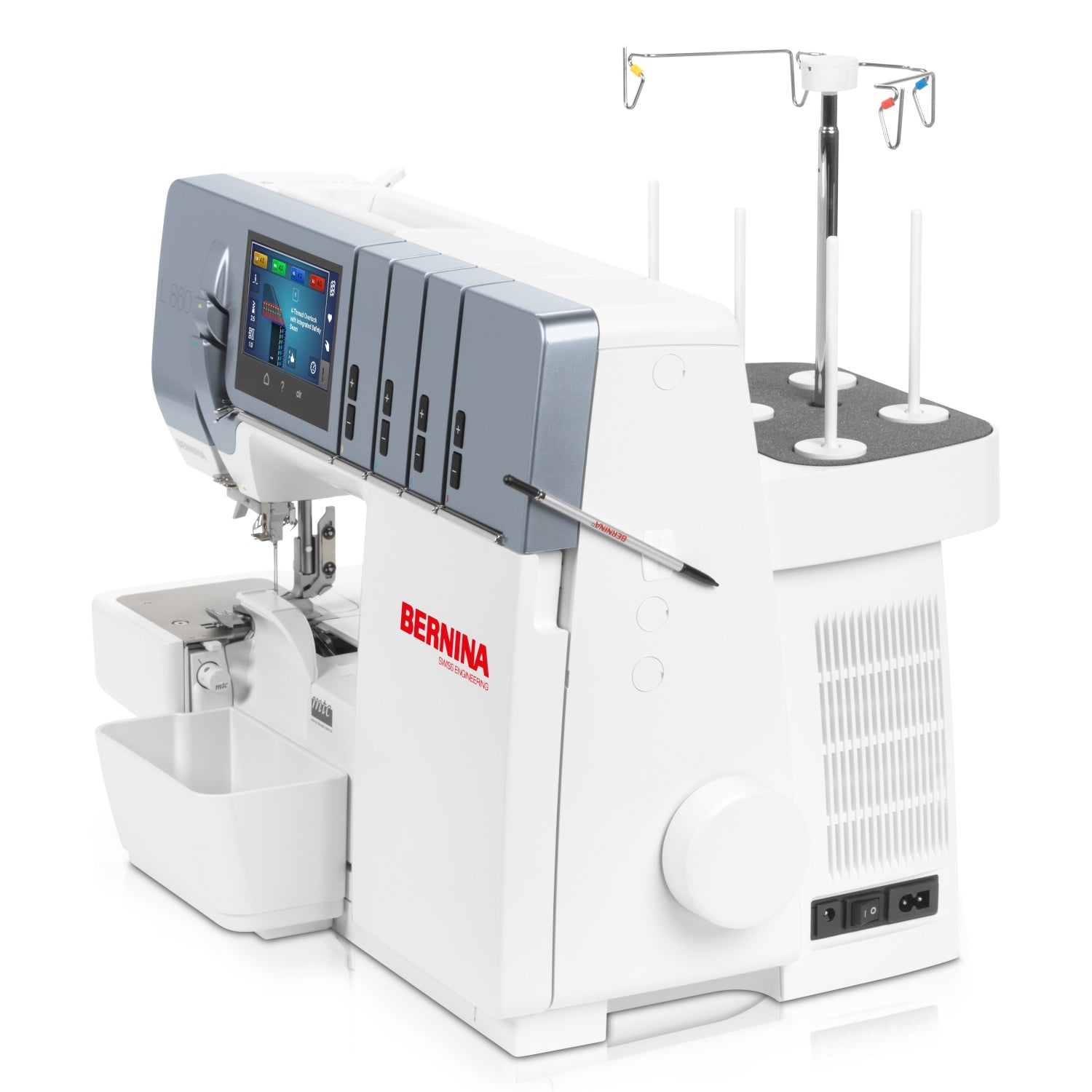Bernina L 860 Tagliacuci con infilatura ad aria one-step overlock