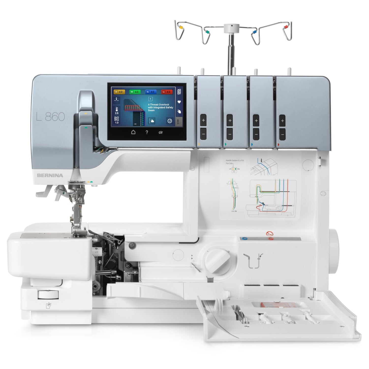 Bernina L 860 Tagliacuci con infilatura ad aria one-step overlock