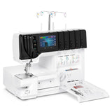 Bernina L 890 Tagliacuci + Punto copertura con infilatura ad aria one-step overlock/cover stitch