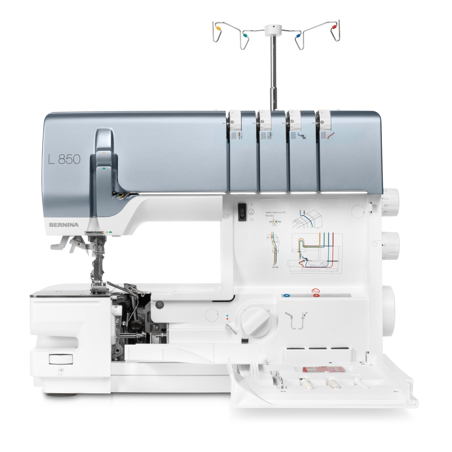 Bernina L 850 Tagliacuci con infilatura ad aria one-step overlock