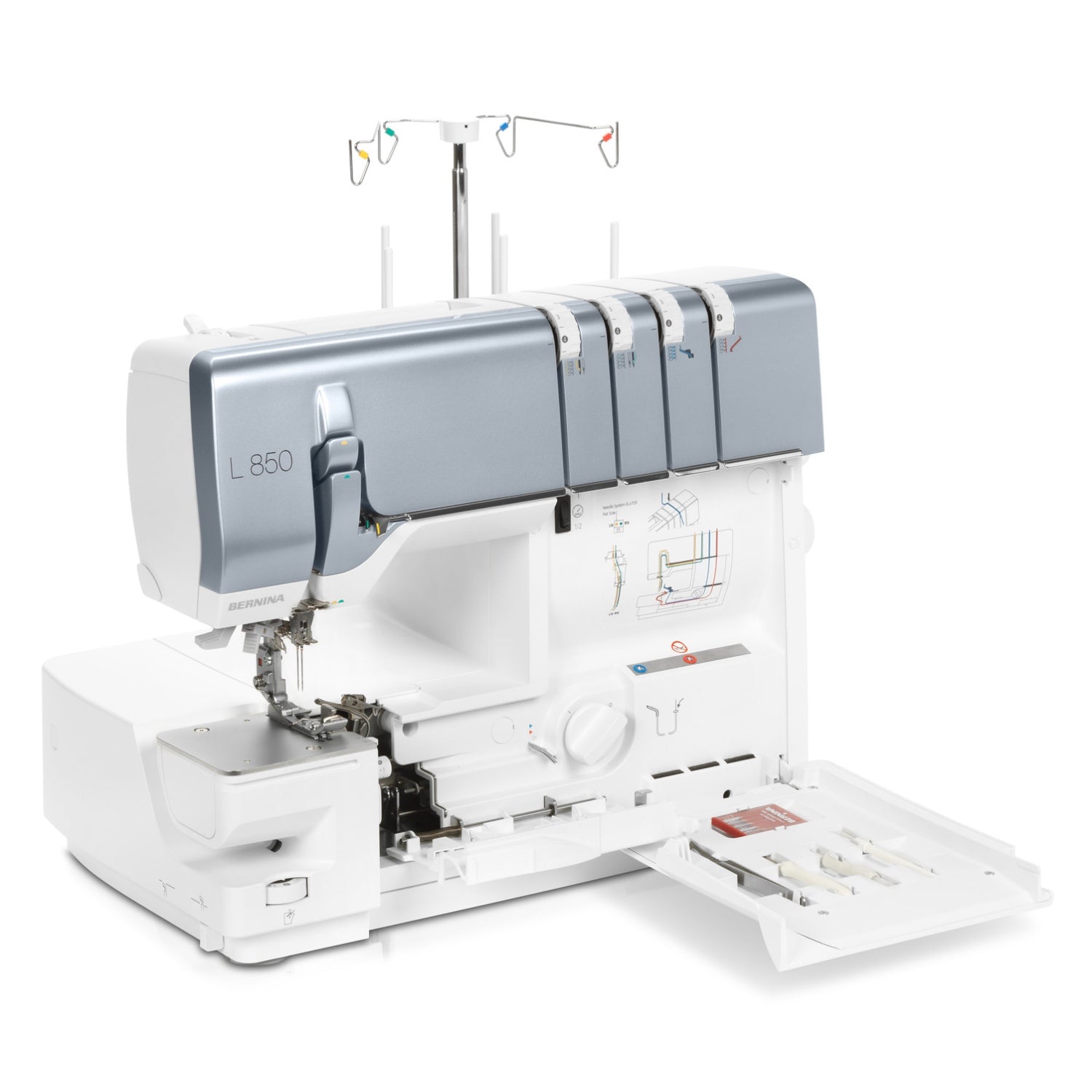 Bernina L 850 Tagliacuci con infilatura ad aria one-step overlock