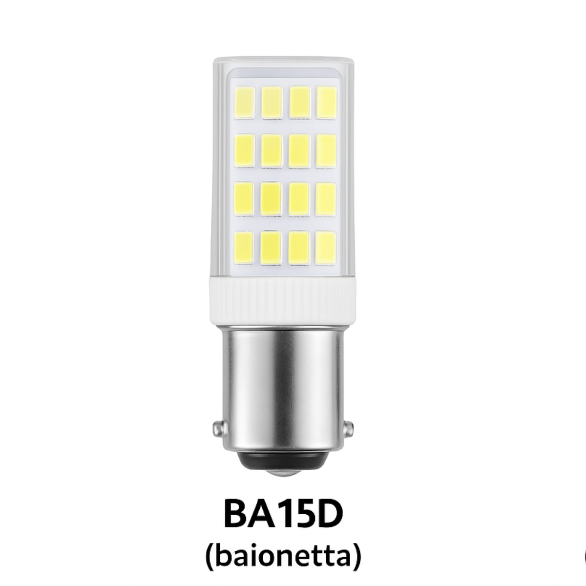 Lampadina LED per Macchine per Cucire / Tagliacuci – Disponibile con Attacco BA15D o E14