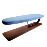 Braccio stiramaniche professionale con base in legno e rivestimento in policotone