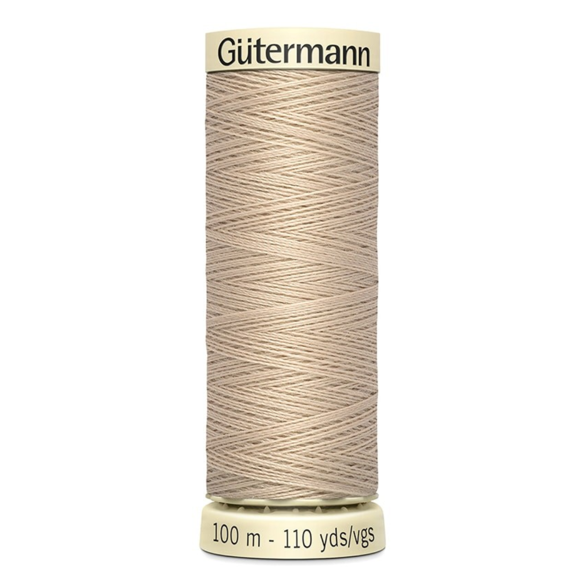 Gütermann Cucitutto – Filo Poliestere 100 m – 100% Poliestere - Bianco, Nero, Beige, Giallo, Grigio, Marrone