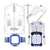 Hoop Master Americano Originale Kit  intelaiatore + 11 Telai Brother Magnetici  PR + Supporto Tubolare PR