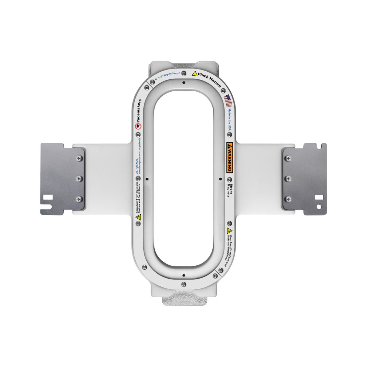 Hoop Master Americano Originale Kit  intelaiatore + 11 Telai Brother Magnetici  PR + Supporto Tubolare PR