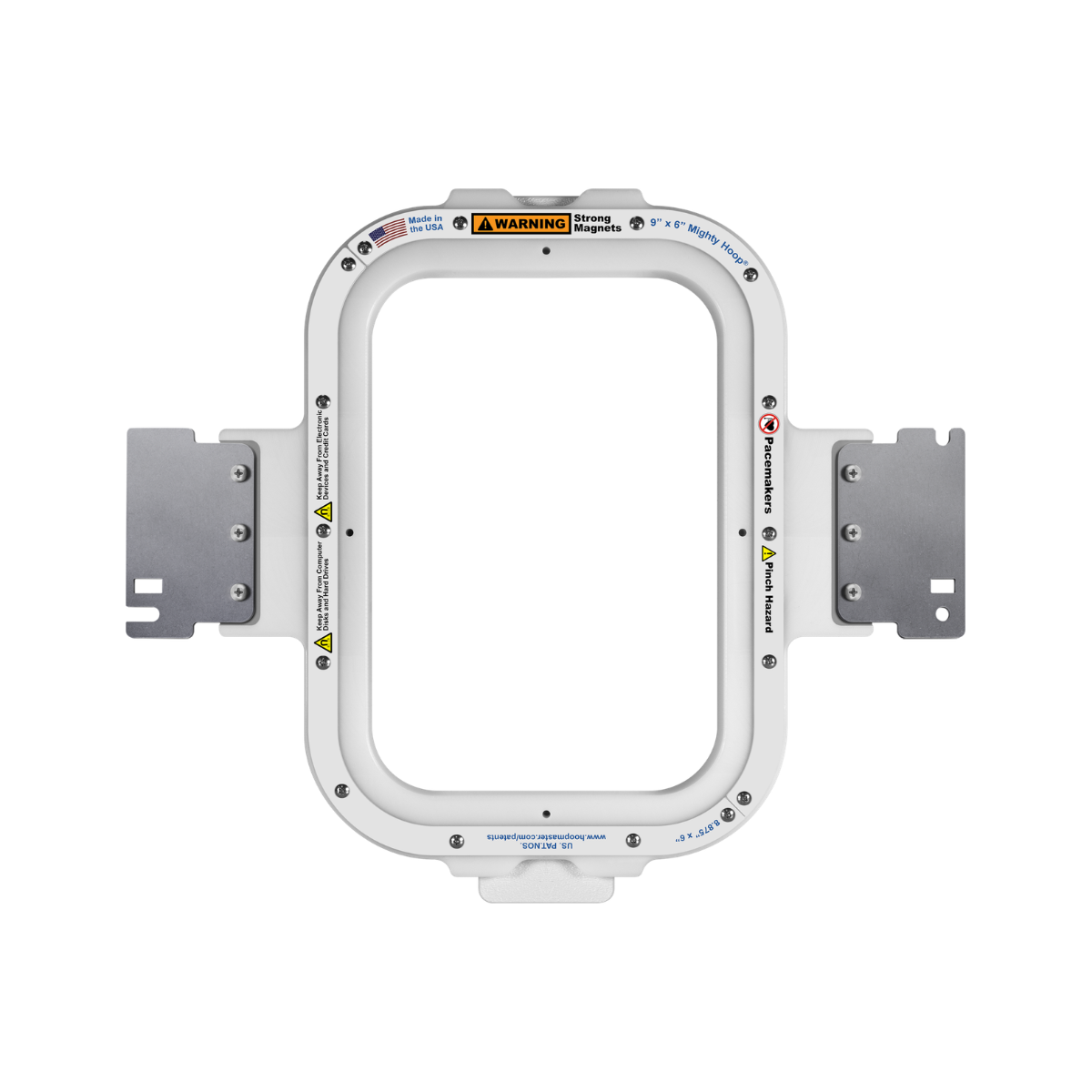 Hoop Master Americano Originale Kit  intelaiatore + 11 Telai Brother Magnetici  PR + Supporto Tubolare PR