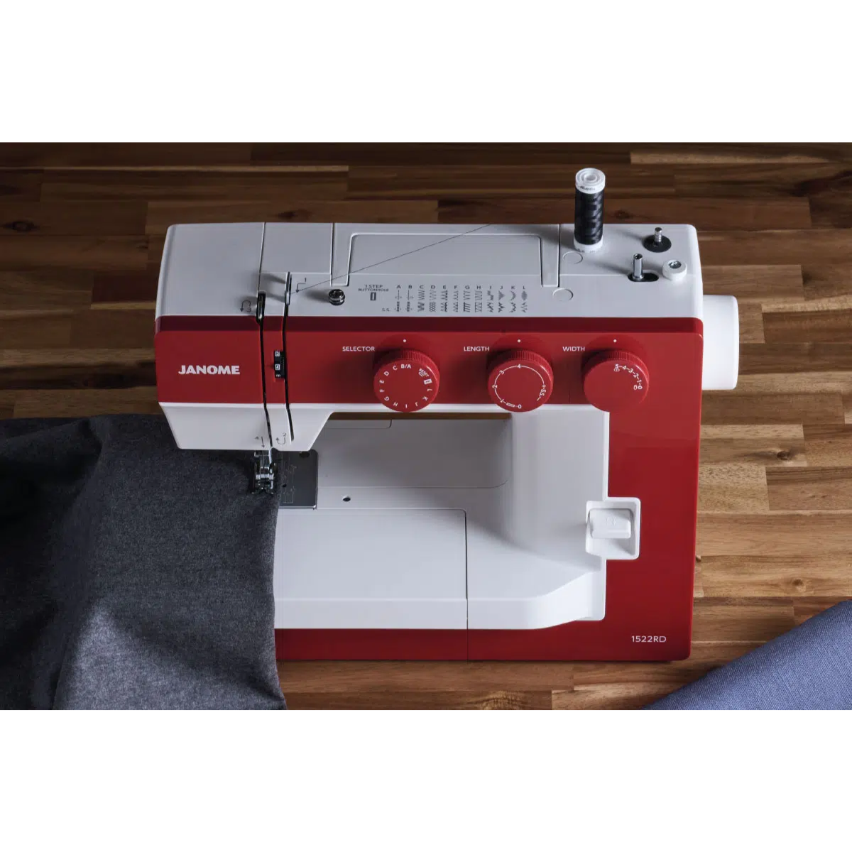 Janome 1522 Rosso Macchina per cucire Meccanica
