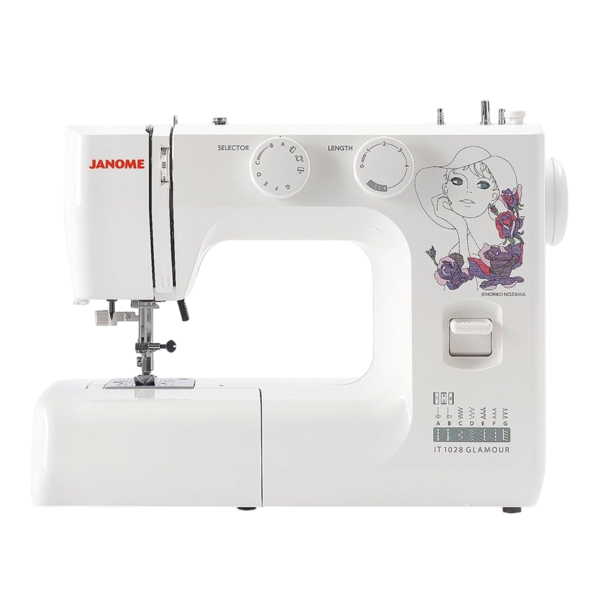 Janome IT 1028 Glamour  Macchina per cucire Meccanica