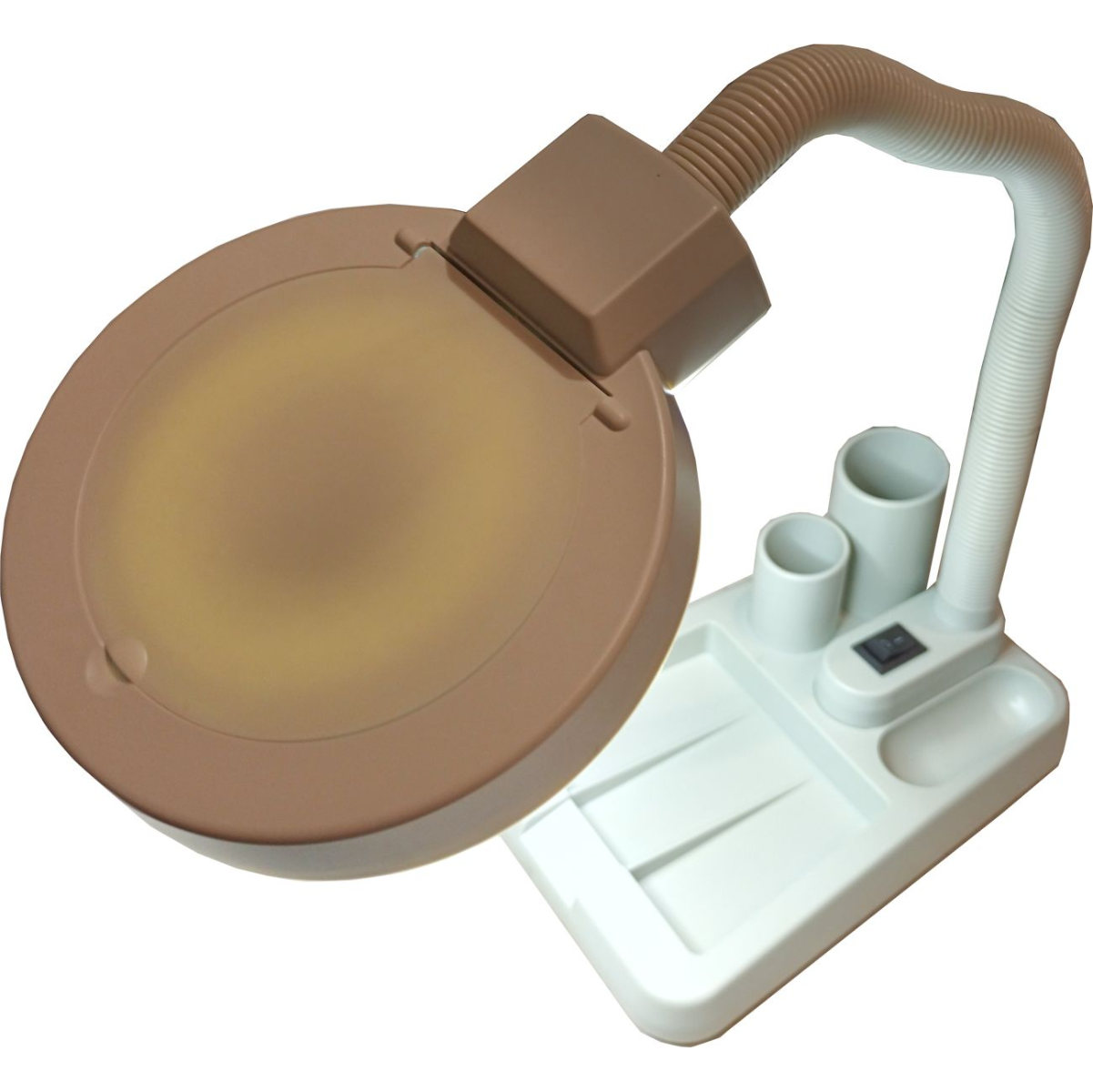 Lampada LED da Tavolo con Lente d’Ingrandimento 5X – Braccio Flessibile e Luce Fredda