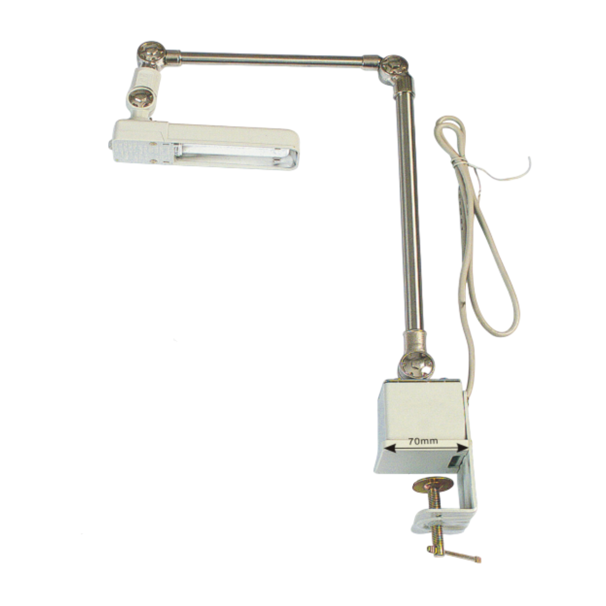 Lampada da Tavolo LED con Morsetto New Brain LED-98K – Braccio Flessibile