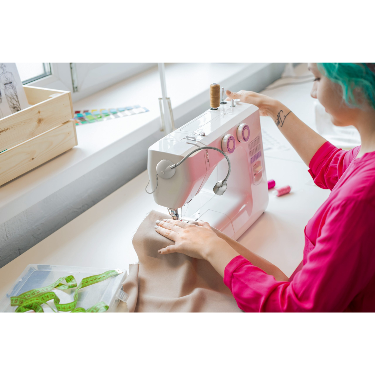 Mini Lampada LED Adesiva per Macchine da Cucire